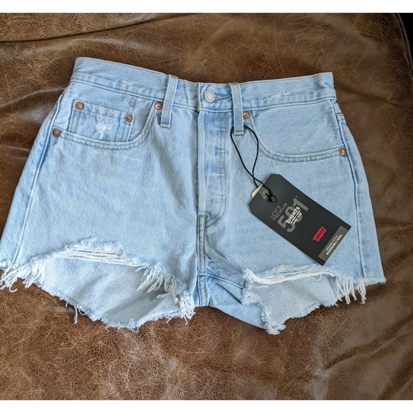 NWT LEVI'S 501 Original Short in Luxor Heat - Picture 6 of 13
